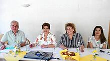 Sie bilden die Vorstandschaft nach der jüngsten Wahl (von links): Klaus Brachat, Sigrid Amman, Simone Graf und Kornelija Hladek. Foto: ...