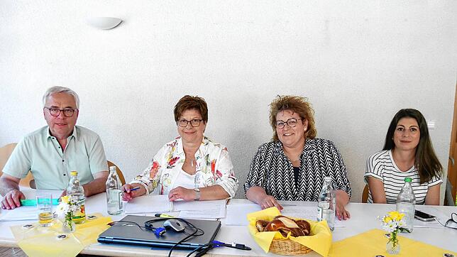 Sie bilden die Vorstandschaft nach der jüngsten Wahl (von links): Klaus Brachat, Sigrid Amman, Simone Graf und Kornelija Hladek. Foto: ...