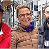Worauf sie angesichts steigender Preise verzichten, berichten etwa Peter Leber (von links), Christina Nägele und Eyüp Sögül.