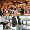 Autoren und Herausgeber der Sonderausgabe des Zeller Magazins feiern als Einstimmung auf die Heimattage 2021 in der Stadtbibliothek die ...