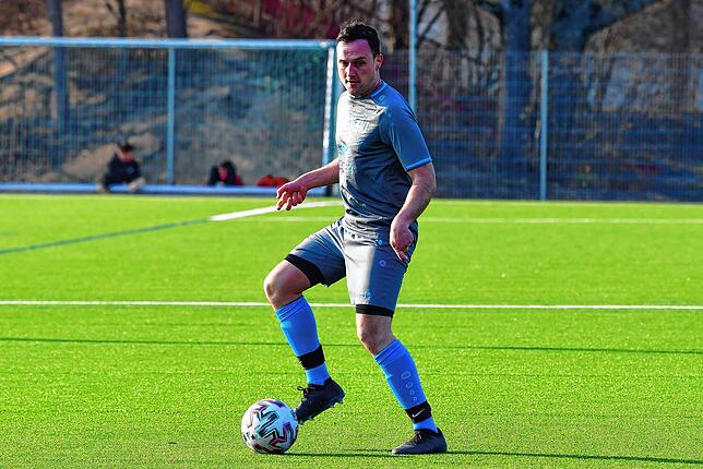 Premiere: Der im Winter reaktivierte Robin Kübler erzielte seinen ersten Saisontreffer füpr den SV Jestetten beim 1:1 beim VfB Waldshut.