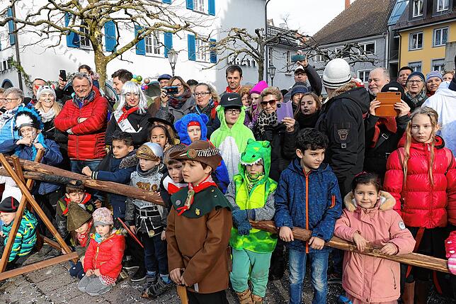 Bild 9: Bilder vom Narrenbaumstellen in Radolfzell