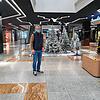 Peter Herrmann, Geschäftsführer des Lago Shoppingcenters. Viel los ist nicht.