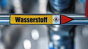 Soll künftig Erdgas aus Russland und den USA ersetzen: Grüner Wasserstoff, der aus regenerativen Energien hergestellt wird.
