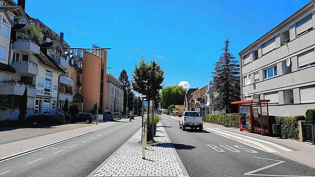 Der Gemeinderat hat über Tempo 30 in der Konstanzer Straße diskutiert. Hier die Blickrichtung zur Innenstadt.