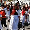 Die Hotzenwald Trachtengruppe Görwihl mit Eva Rippel (zweite von rechts) 2012 am Erntedankumzug in Görwihl. Nun soll die Trachtengruppe ...