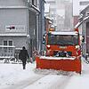 Platz machen: Die Schneeräumer der Gemeinden sind im Dauereinsatz.