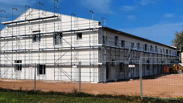 Der Bau des Campus-Kita im September 2020. Dafür bekam die Stadt nun Zuschüsse vom Land in Höhe von 542.000 Euro. Die Planung für den ...
