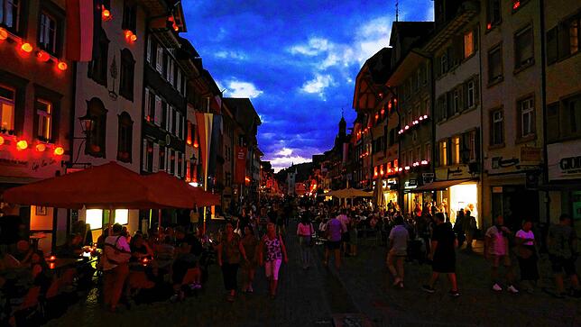 Bild 3: Romantische Stimmung in der Kaiserstraße in Waldshut - Die schönsten Eindrücke