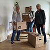 Ende März, Anfang April ziehen die ersten Eigentümerinnen und Eigentümer in den von der Baugemeinschaft "Palette" erstellten Neubau an ...