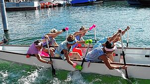 Bild : Bilder vom Drachenboot Cup beim Seehasenfest in Friedrichshafen