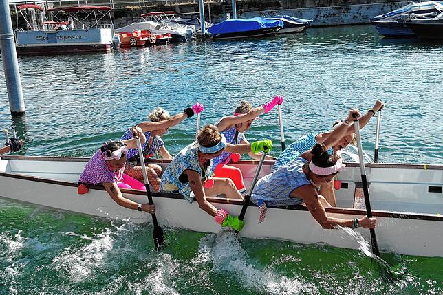 Bild 1: Bilder vom Drachenboot Cup beim Seehasenfest in Friedrichshafen