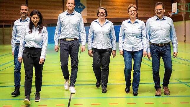Machen sich auf den Weg zu neuen Zielen: Das nunmehr vollständige VfB-Präsidium mit Neumitglied Axel Bolta (von links), Vereinsmanagerin ...