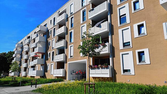 So sieht das neue Haus D an der Steinstraße von außen aus. Es wurde im Februar 2025 bezogen.