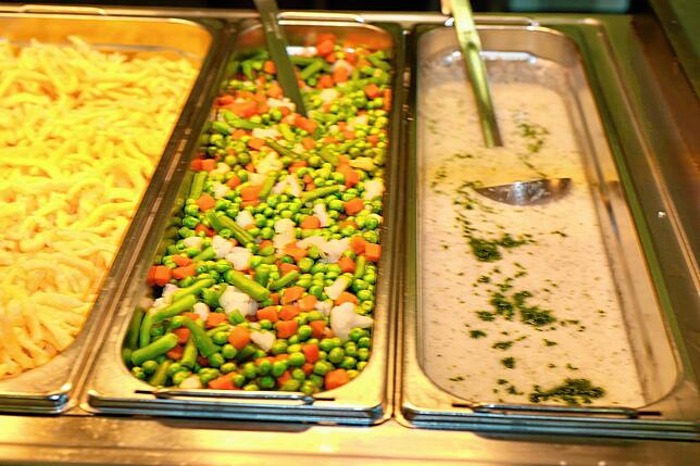 Viel Gemüse und Veganes, ein Drittel Bio-Anteil und regionale Produkte gehören zu den Vorgaben für die Schulverpflegung an ...