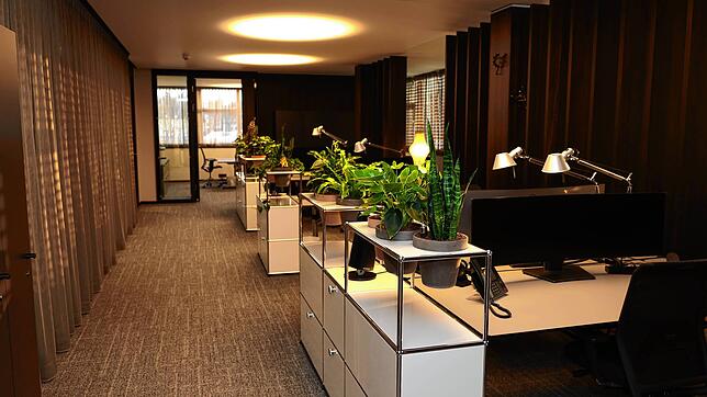 Ein neues Arbeitsumfeld gibt es für die Mitarbeiter nach dem Umbau der Geschäftsstelle. Foto: Roland Dürrhammer