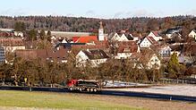 Ab Freitag wird die Bundesstraße ab Leitishofen saniert. Es kommt zu großflächigen Umleitungen.