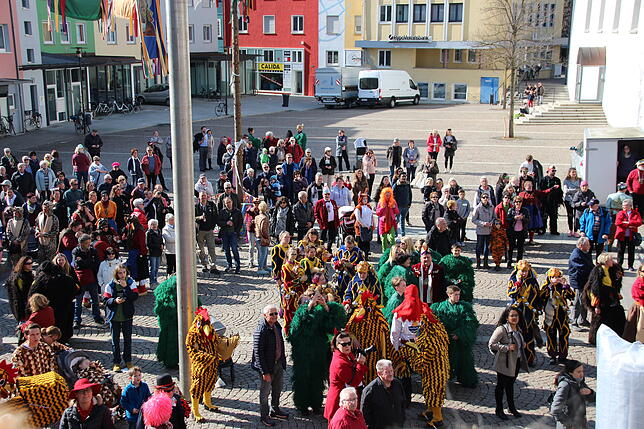 Furchtbar viel los war auf dem Adenauerplatz nicht.
