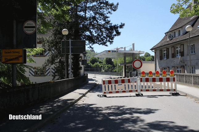 Bild 2: Diese Bilder werden bleiben: Grenzübergänge am Hochrhein aus deutscher und schweizer Perspektive