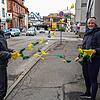 Normalerweise, so wie auf diesem Archivbild aus dem vergangenen Jahr, hängen die Narren aus St. Georgen ihre bunten Spättle in die ...