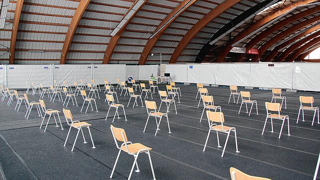 Im Schwenninger Kreisimpfzentrum gibt es auch Ende Mai zu wenig Impfstoff. Bild: Jens Fröhlich