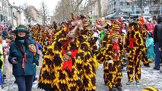 Bild 12: Großer Umzug 2023: Die Zuschauer bestaunen das bunte Treiben in Konstanz