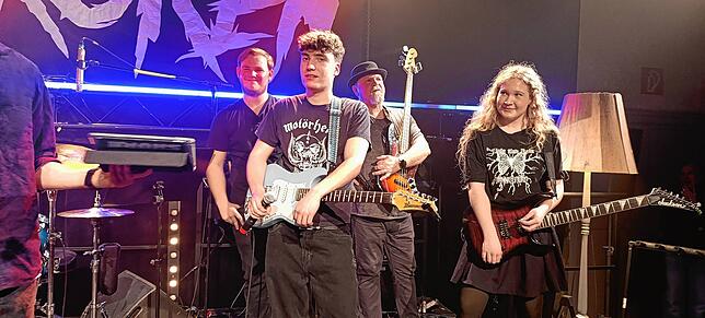 Bild 27: Viel zu hören gab es beim Schüler-Bandcontest in der Lauffenmühle