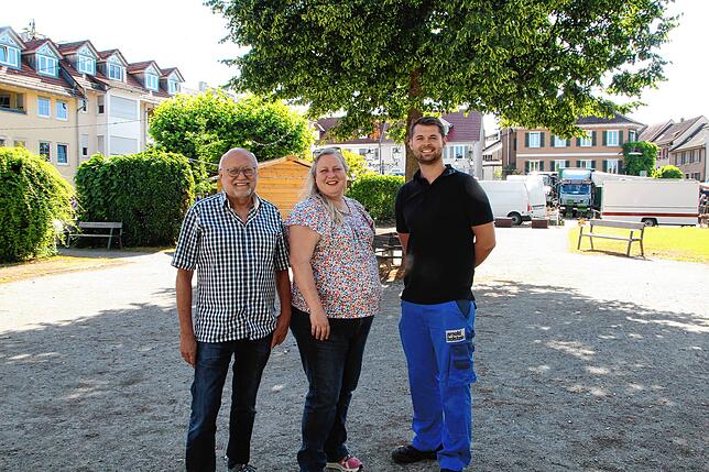 Die Veranstalter Roland Neubert, Barbara Bücken und Michael Holstein (von links) freuen sich auf die Auflage von 30. Juli bis 3. August.