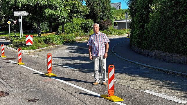 Was soll diese Sperrung der Einfahrt von der Neuhauser in die Höfenstraße bloß bringen? Alfred Grieshaber, ehemaliger Ortschaftsrat, ...