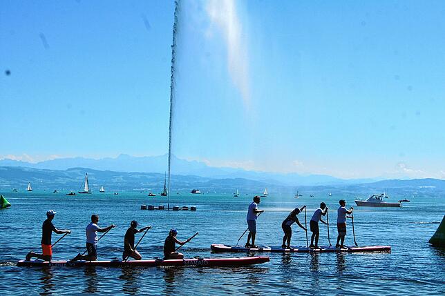 Bild 10: Bilder vom ersten SUP-Cup beim Seehasenfest