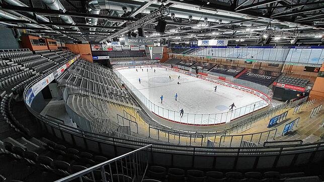 Bild : Die Heliosarena ist zu und so sieht es für das DEL-Spiel gegen Augsburg am Mittwoch aus