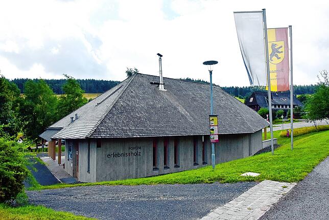 Das Forum Erlebnis:Holz im Ortsteil Oberlehen.