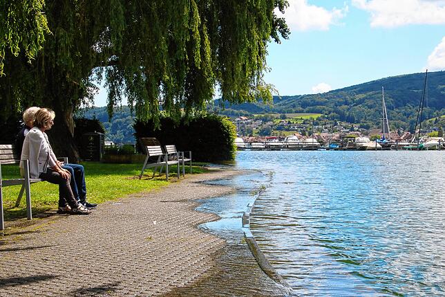 Bild 7: Bodensee im Wandel - Nach dem Hochwasser 2024 folgt jetzt das Rekord-Niedrigwasser 2025
