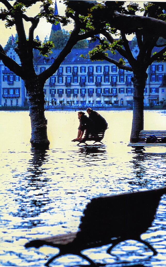 Bild 30: Archivbilder vom Hochwasser 1999 in Konstanz!