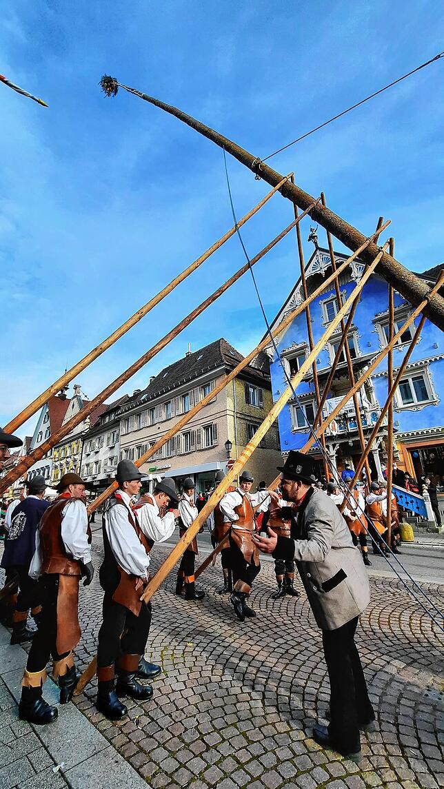 Bild 17: Bilder vom Narrenbaum-Setzen in Stockach Teil 2