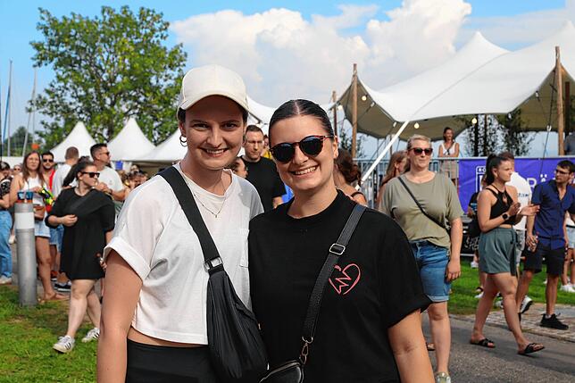 Sara Biberger ist mit Nathalie Schuster aus Lindau gekommen.