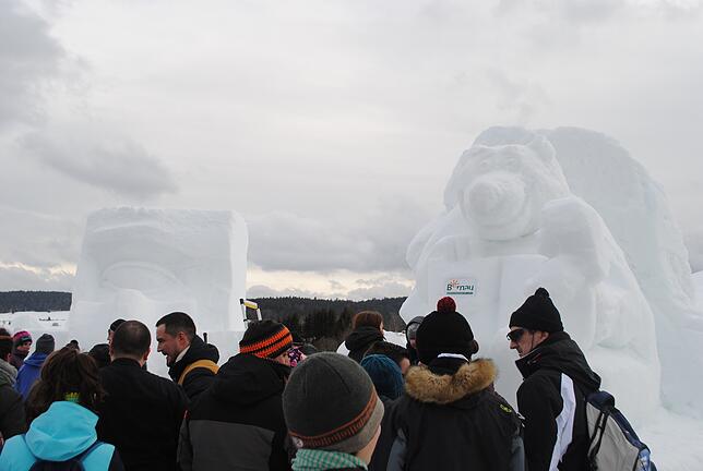 Bild 10: Schneeskulpturen-Festival in Bernau: Schauen Sie zu, wie aus Schnee Kunst wird