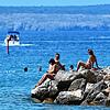 Urlauber in Kroatien