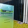 Der Eingangsbereich am Krematorium in Schwenningen. In der Anlage finden jährlich 3500 Einäscherungen statt. Mit der geplanten ...