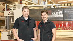 Hansjörg Klingele und Benedikt Wirbser (von links). Bild: Susanne Filz