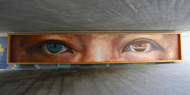 (Archivbild) Für die Urban Art Galerie in der Marktstätten-Unterführung sind zwölf großformatige Flächen vorgesehen. Die Bilder werden ...
