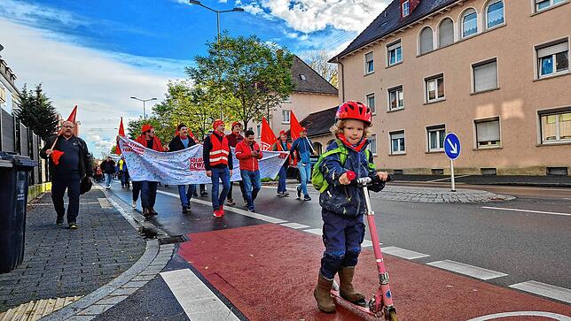Bild 6: Bilder vom  IG-Metall-Protest für mehr Lohn