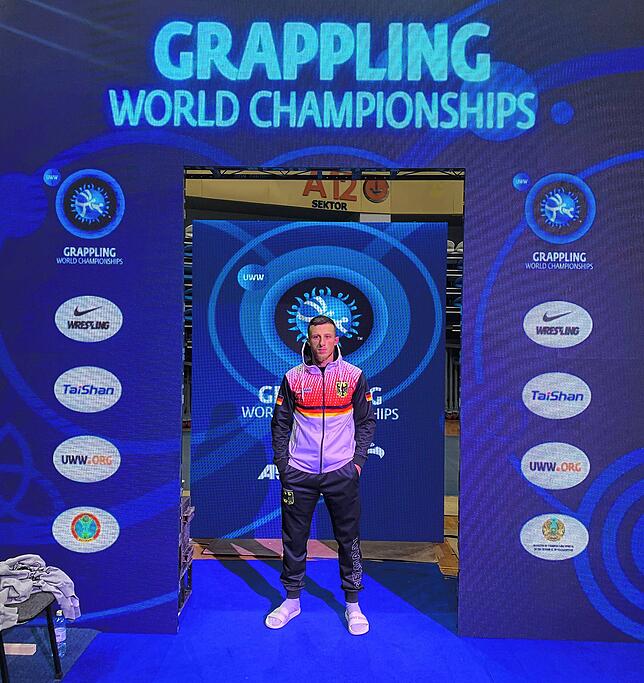Rafail Sappidis tritt für das Deutsche Nationalteam bei der Grappling-WM an.