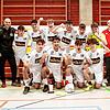 Die Villinger B-Junioren um Trainer Mario Maus (2. von links) feiern die südbadische Futsalmeisterschaft