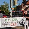 Heiko Mantzsch (links) vom Team B&nbsp;31 Stetten und Bernd Saible vom B-31-neu-Bündnis Pro 7.5 Plus stehen als Organisatoren hinter der ...