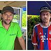 Betriebsleiter Uwe Setzer (links) und Servicekraft Daniel Pander gehören zu den fünf Mitarbeitern des Panoramabads, die sich mutig ...