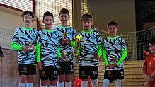 Die E-Jugend vom elsässischen EJVT Helfrantzkirch gewannen den ersten Platz beim Soccer-Cup der SpVgg Brennet-Öflingen. Bild: Gerd ...