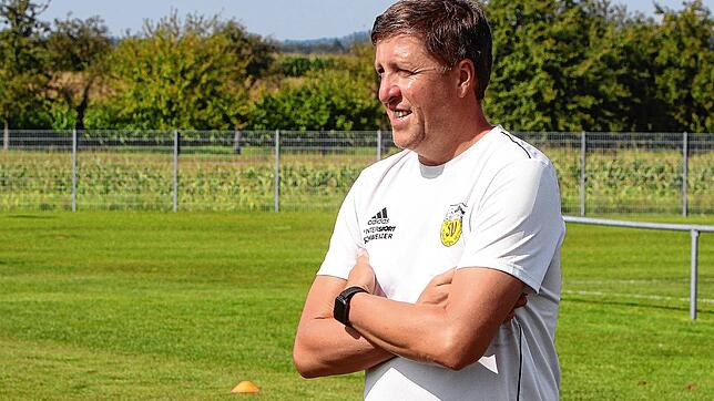 Auch Trainer Edgar Wiedenmaier verlässt den SV Mühlhausen nach der Saison.
