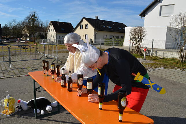 Bild 12: Bilder vom Leimbacher Rathaussturm
