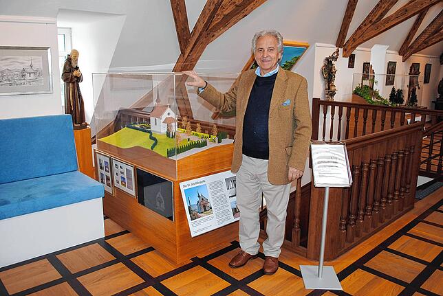 Giuseppe Lupo im Textilmuseum: „Das Museum ist nach dem Abriss wichtiger denn je“, findet er.